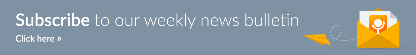 Subscribe to our weekly news bulletin
